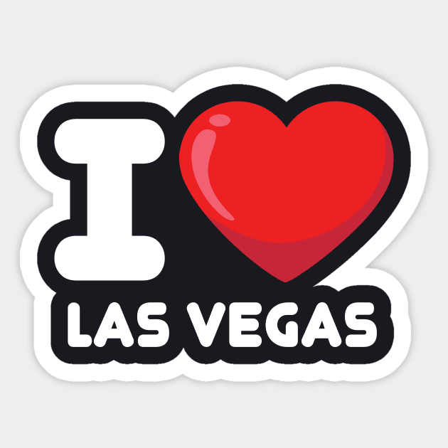 i love las vegas Sticker by ThyShirtProject - Affiliate